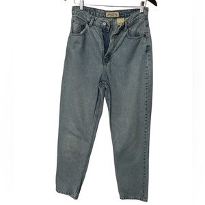 Relaxed Fit / High Rise St John Bay Blue Flare Wide Leg Jeans 100% Cotton Size 8